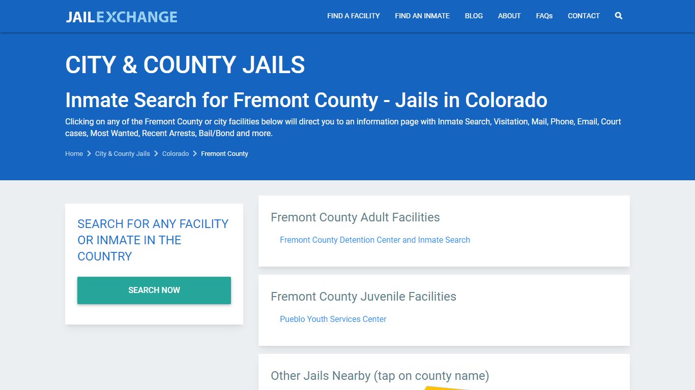 Fremont County Jail Inmates | Arrests | Mugshots | CO